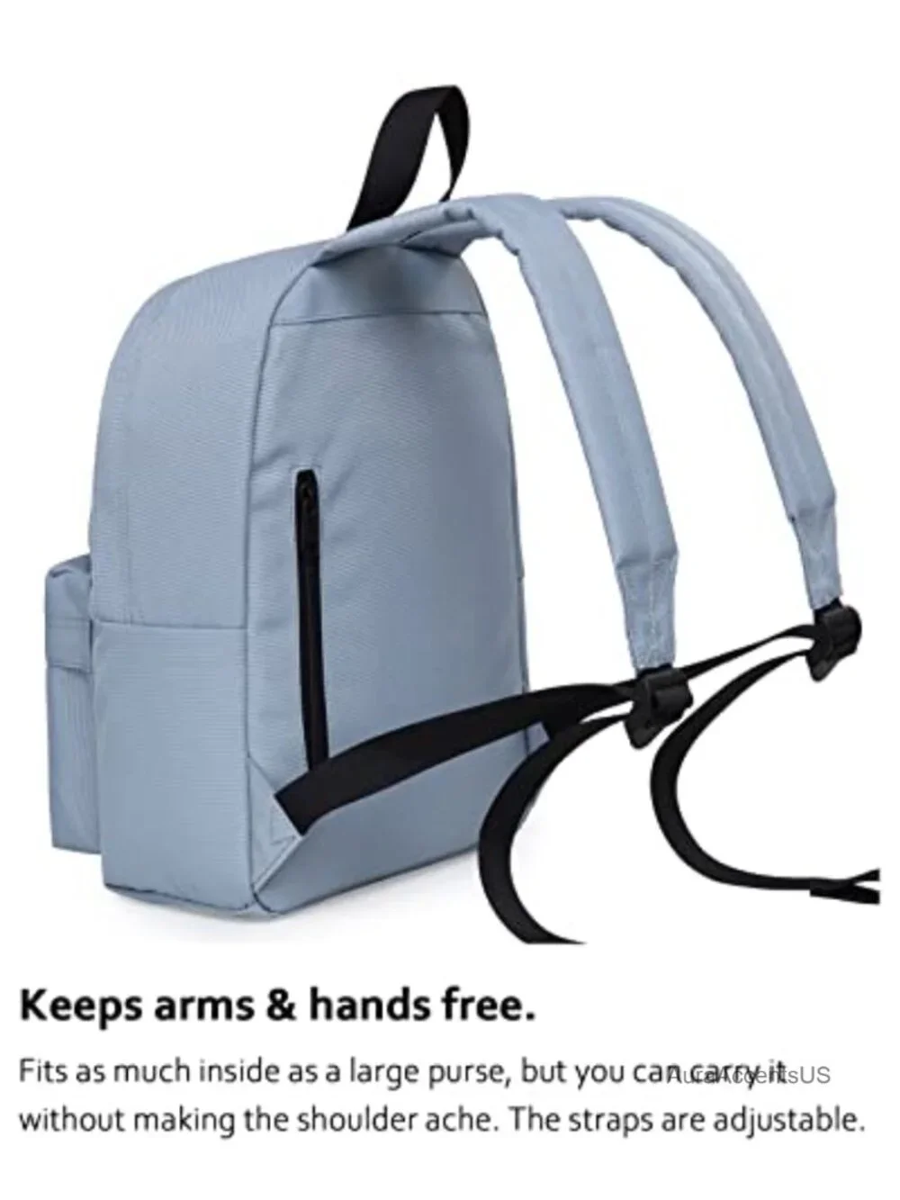 Mini Backpack Lightweight Water Resistant Daypack Multi Pockets
